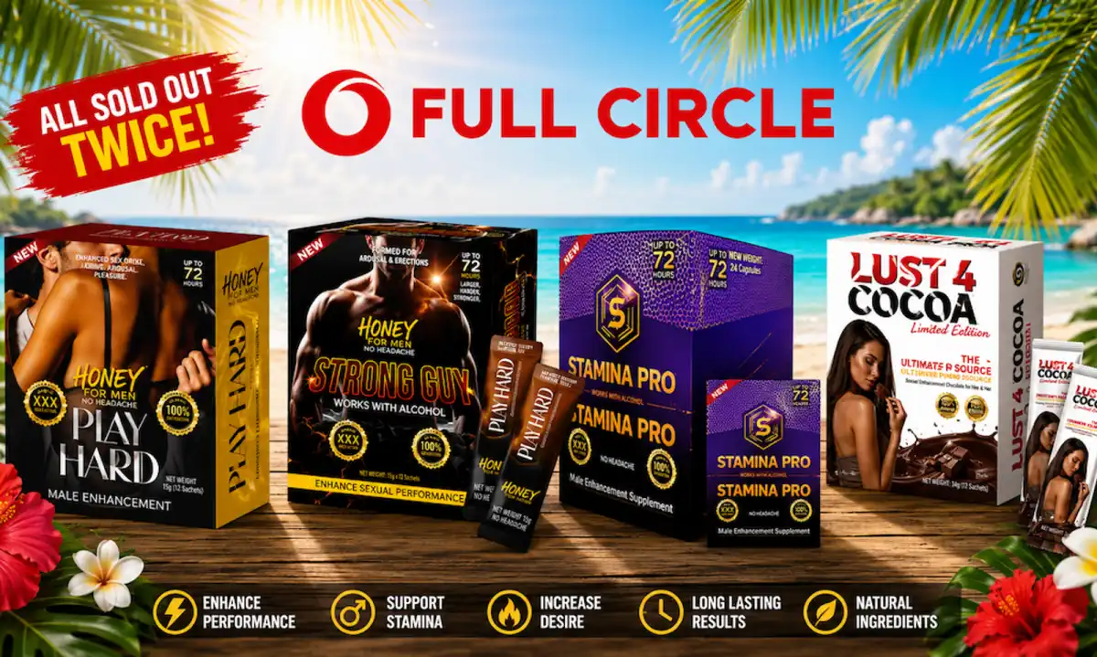 Full Circle Brands Expands Popular Enhancements Line: Lust For Cocoa, Stamina Pro Pills Sell Out