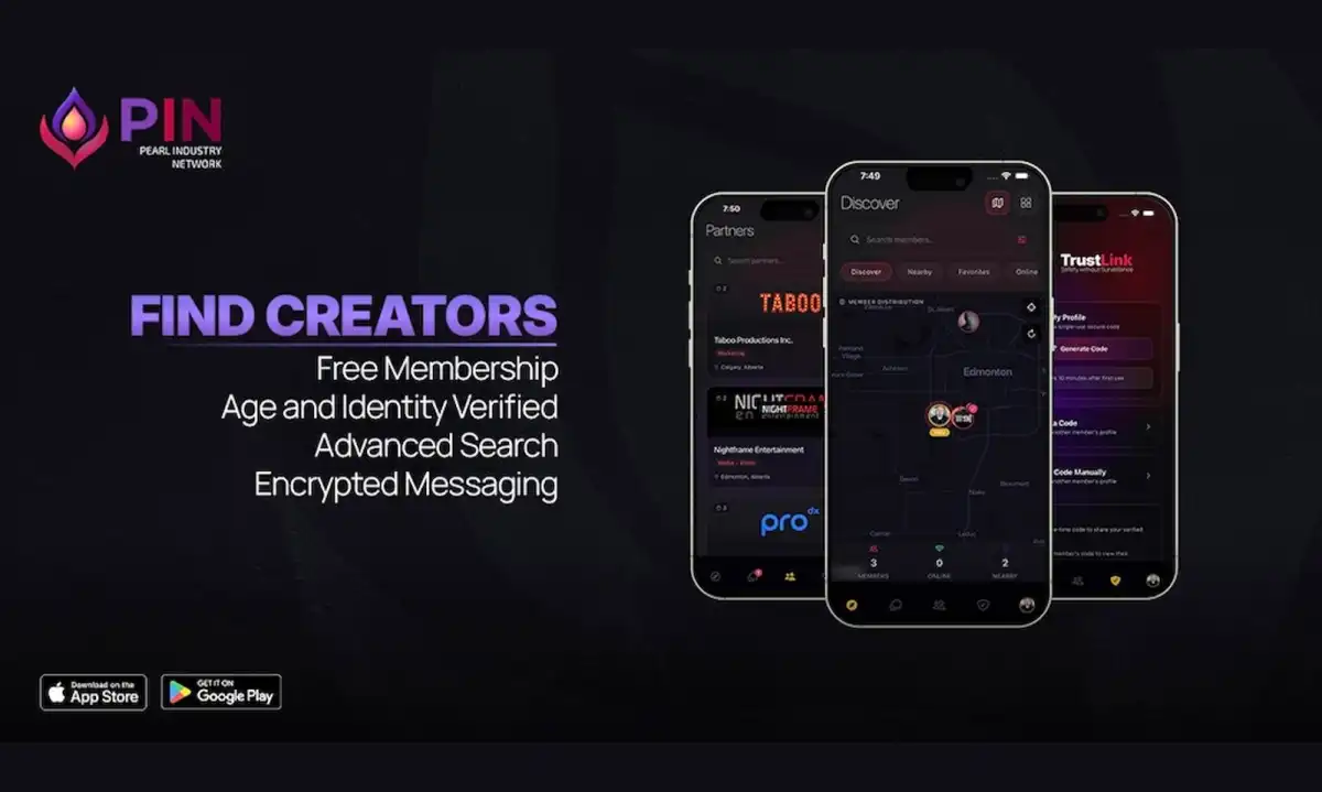 PiN Member App: A Safe Platform for Adult Industry Creators to Connect