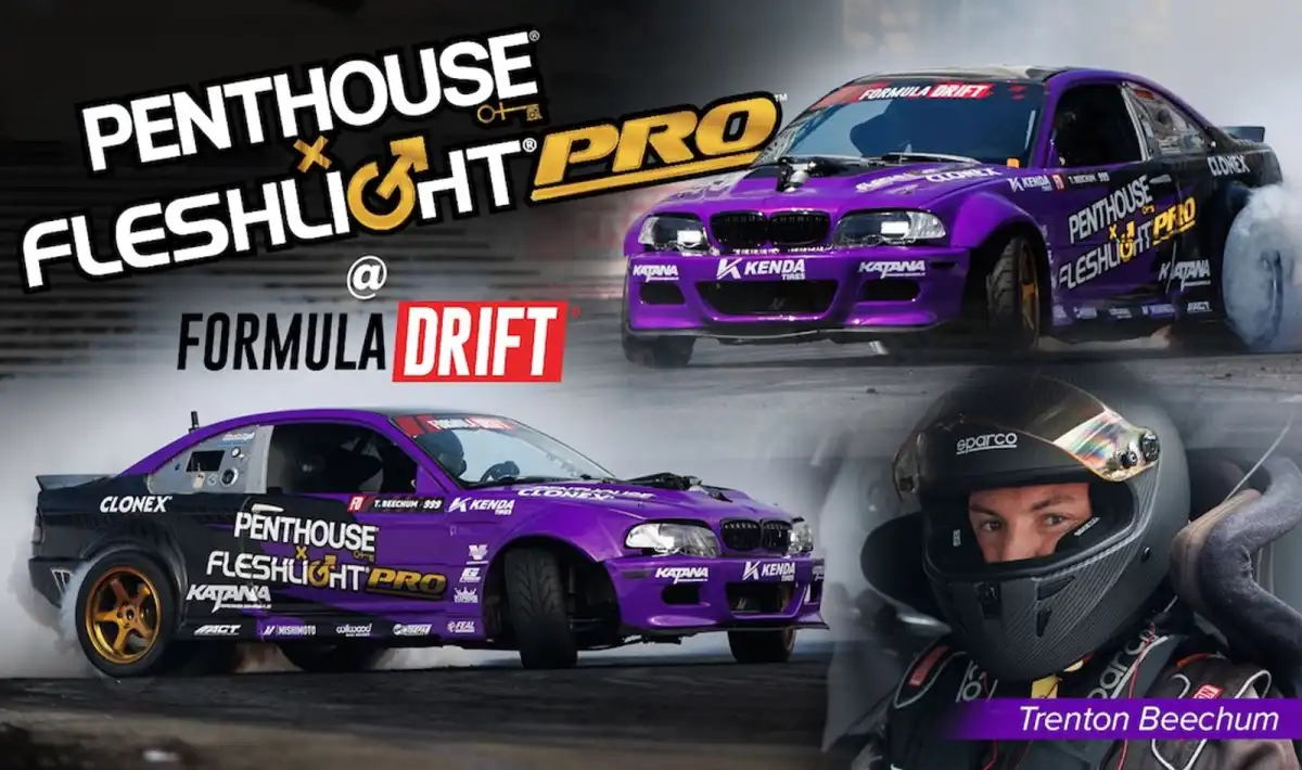 Formula Drift Driver Trenton Beechum Teams Up with Penthouse and Fleshlight Pro
