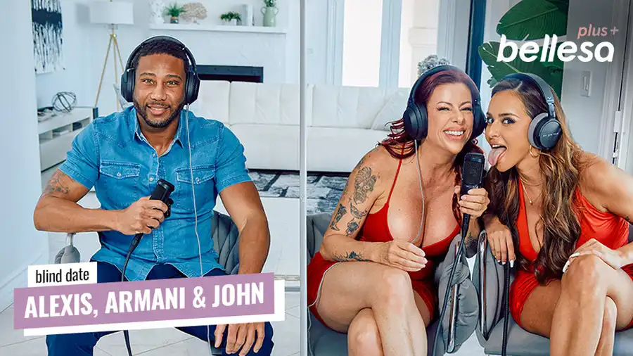 Alexis Fawx and Armani Black Debut on Bellesa Plus in 'Blind Date' Series