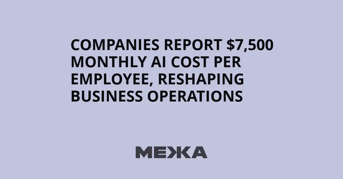Top 1% US Companies Spend $7,500 Monthly on AI Tools - Ramp AI Index