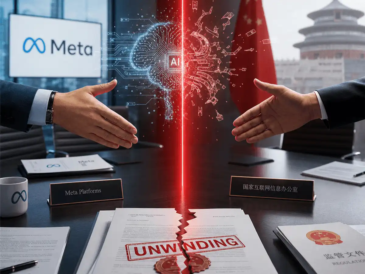 Meta Unwinds $2B Manus Acquisition under Beijing's Order: AI Tech Transfer Concerns