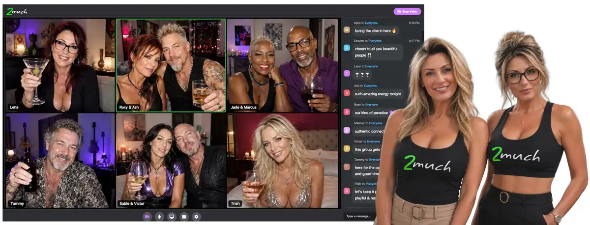 2MUCH.NET Launches StreamHub: Private Multi-User Video Chat Platform for Lifestyle and Relationship Communities