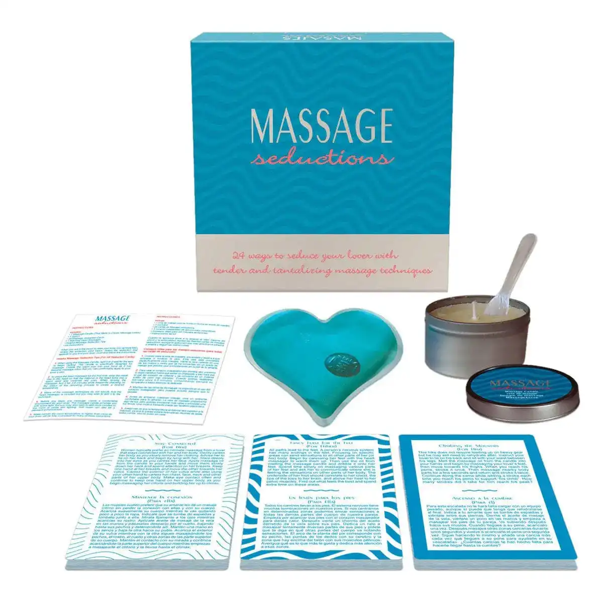 New Massage Seductions Kit by Kheper Games for Intimate Spa Sessions