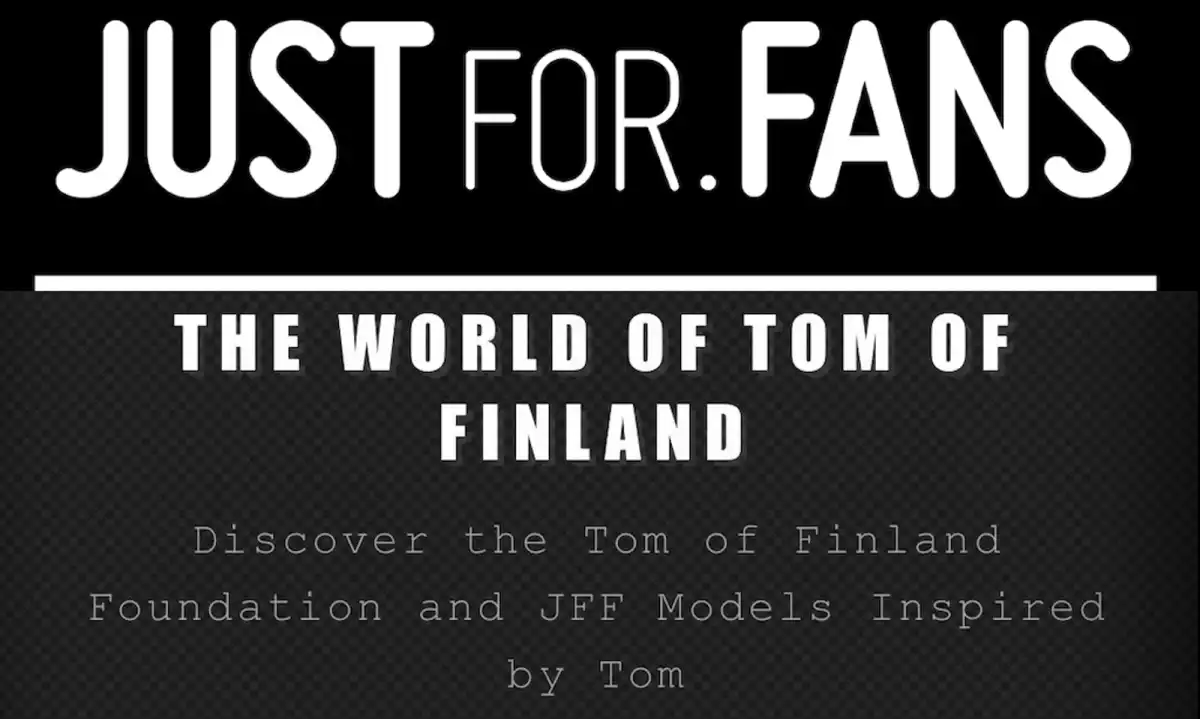 JustFor.fans Launches Curated Tom of Finland Adult Content Section