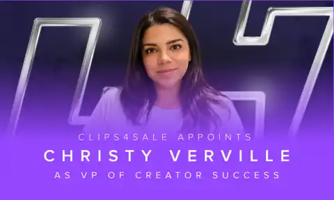 Christy Verville Appointed VP Creator Success at Clips4Sale