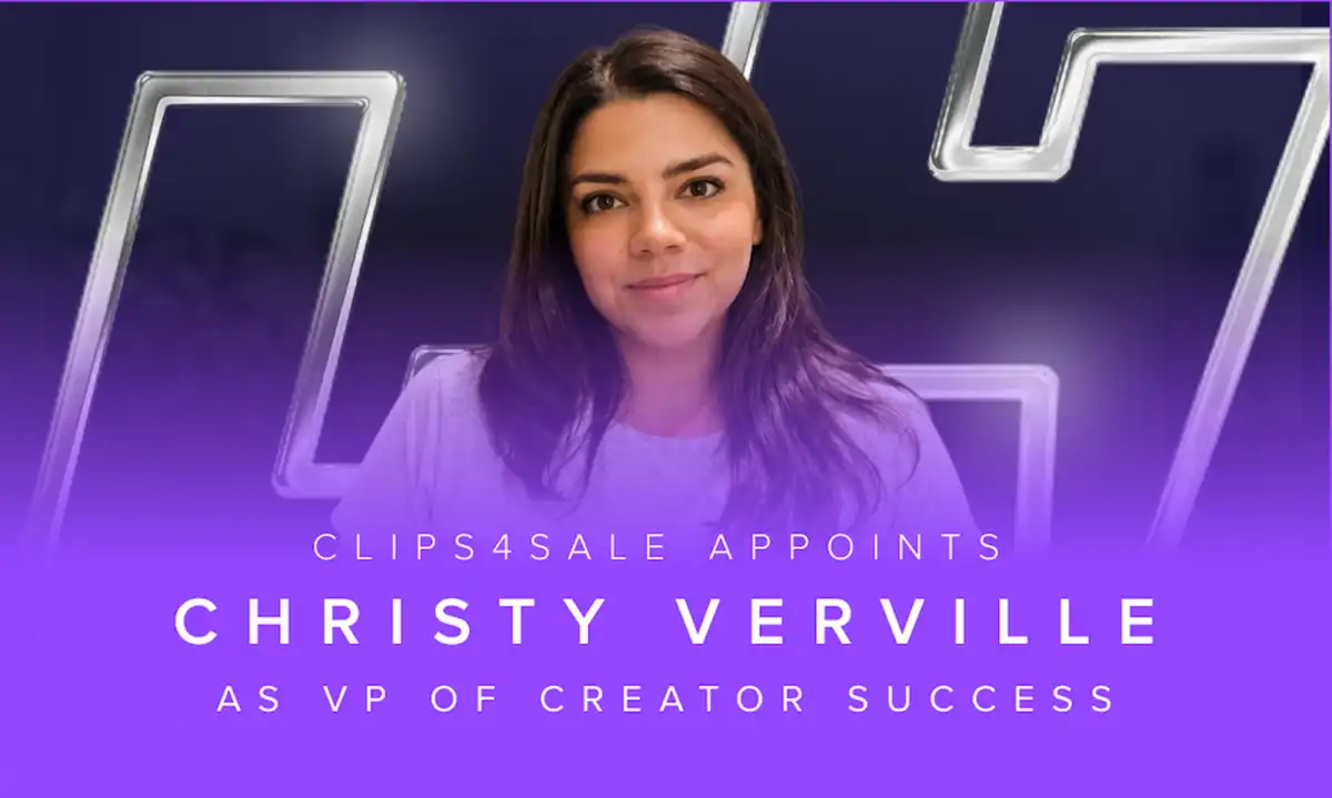 Christy Verville Appointed VP Creator Success at Clips4Sale